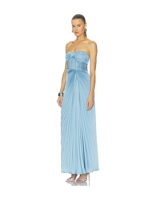 AMUR Blue Joyceann Sweetheart Gown