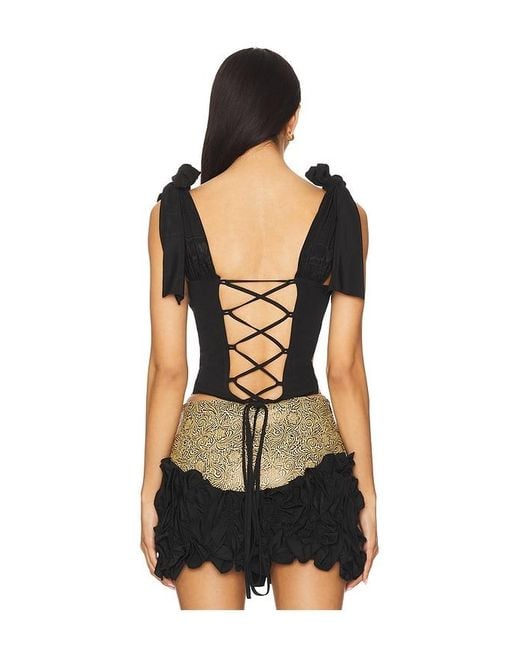 Kim Shui Black Marcela Combo Top