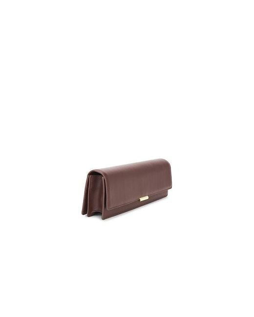STUDIO AMELIA Brown Helix Mailbox Clutch