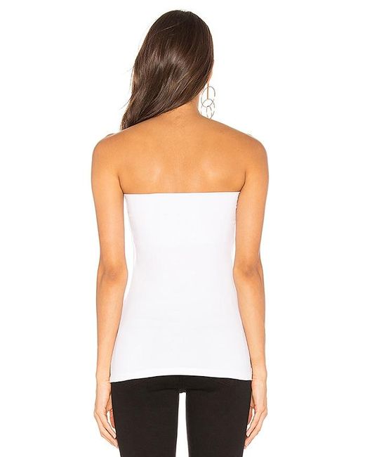Susana Monaco White Strapless Tube