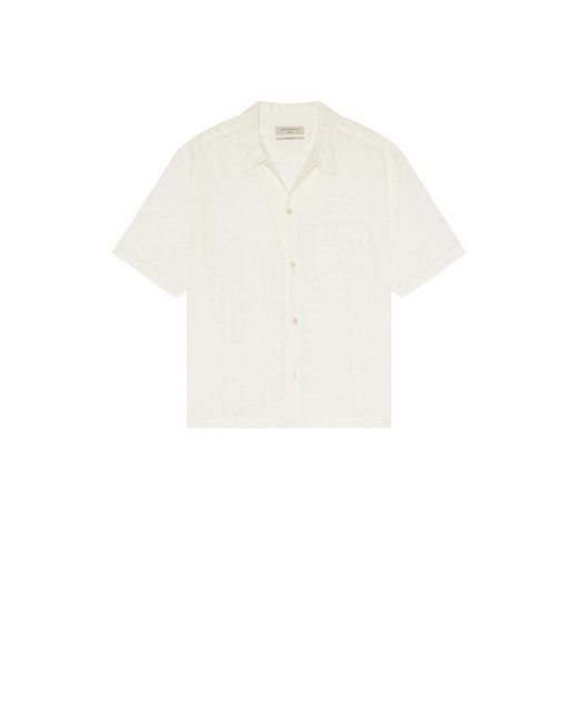 AllSaints White Aubrey Shirt for men