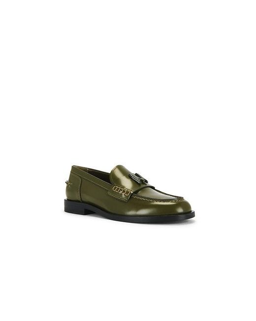 MSGM Green Flat Loafer