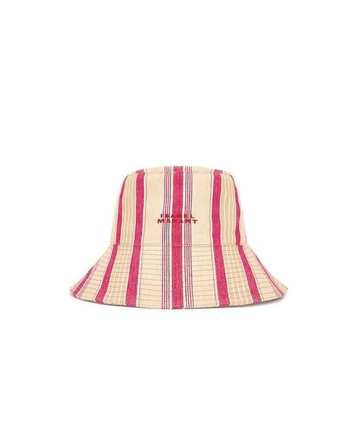 Isabel Marant Red Shaelyn Hat
