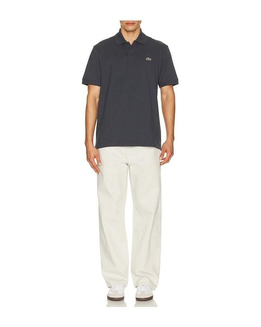 Lacoste Blue Classic Fit Pique Polo for men