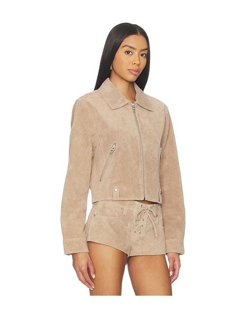 Blank NYC Natural Cropped Jacket