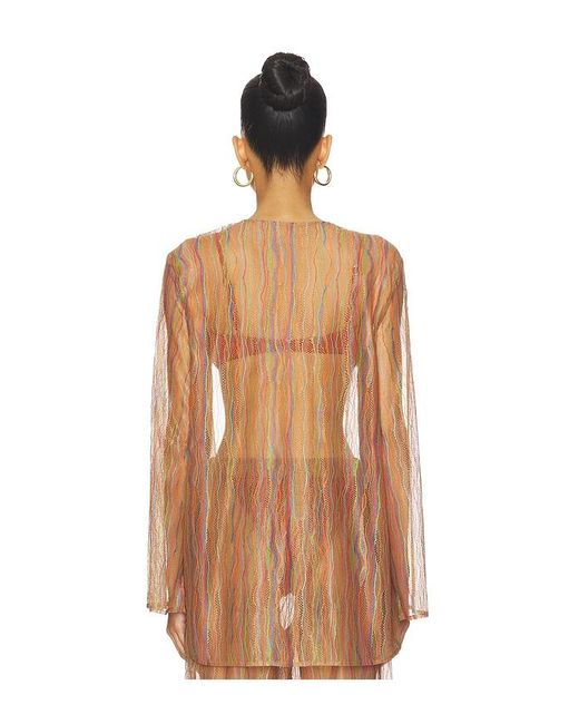 Baobab Orange Gola Top