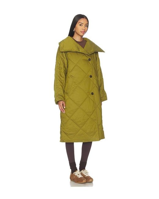 Varley Green Annalise Reversible Wrap Coat