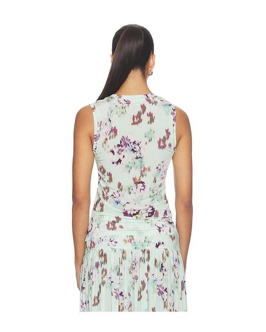 Ulla Johnson White Ines Sleeveless Jersey Top