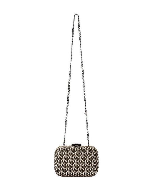 Olga Berg Black Ellen Hotfix Clutch