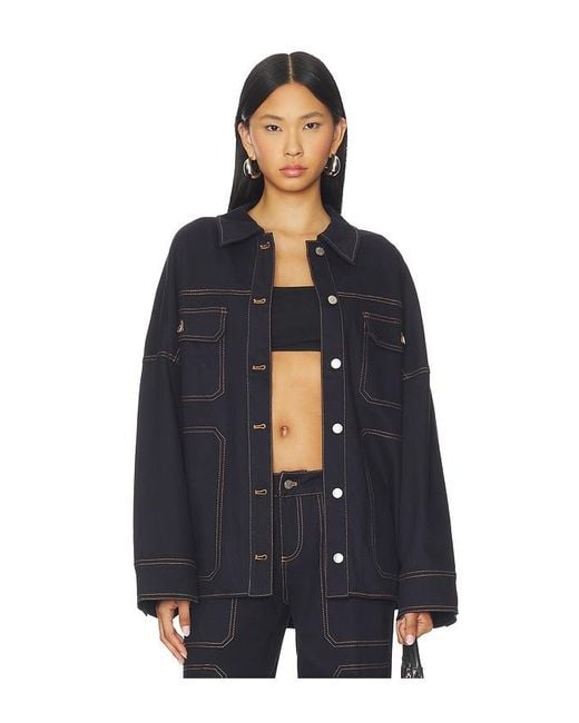 BY.DYLN Blue Cooper Jacket