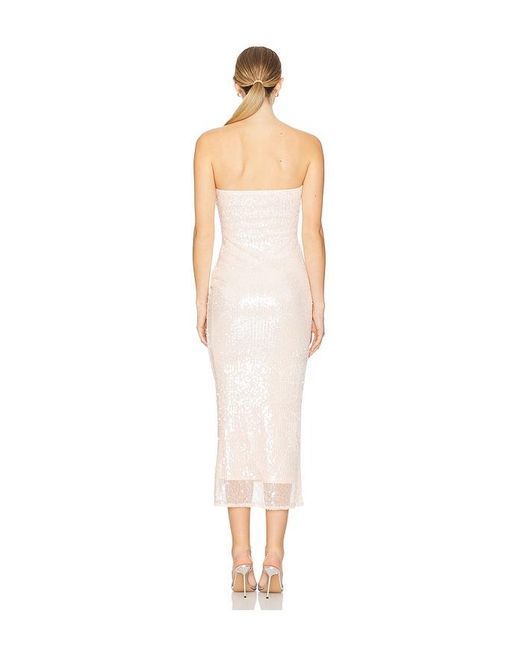 superdown White Reine Maxi Dress
