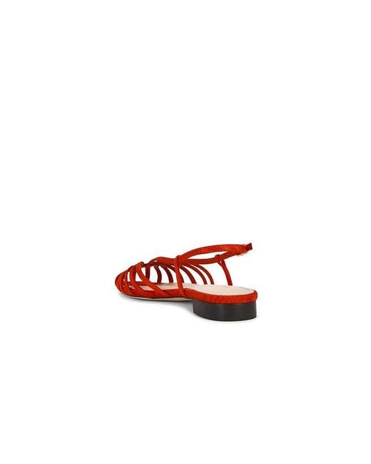 Loeffler Randall Red Slingback-Sandalen Devon