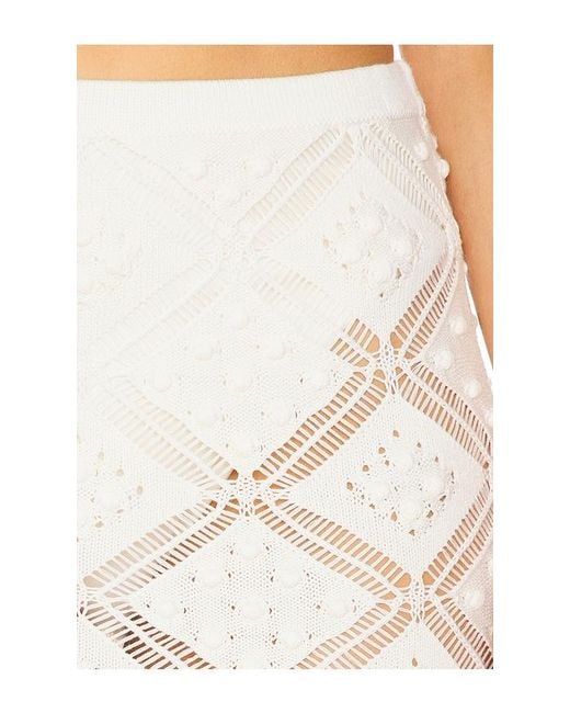 L'academie White 'Academie Baileigh Midi Skirt