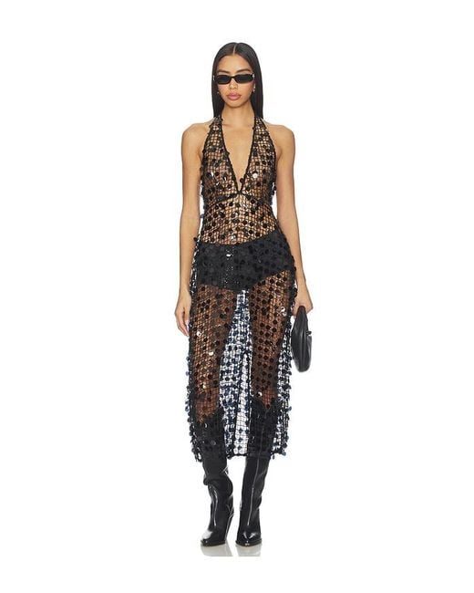 L'academie Black 'Academie Drew Maxi Dress