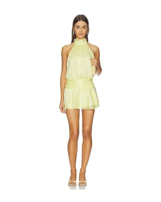 MORE TO COME Yellow Kai Mini Dress