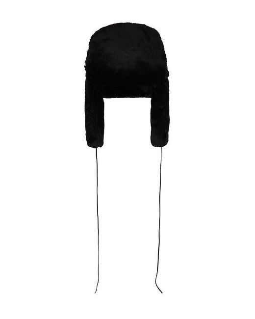 Miscreants Faux Fur Ski Hat Black