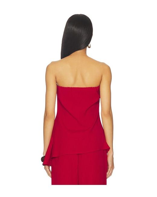SOVERE Red Aine Top