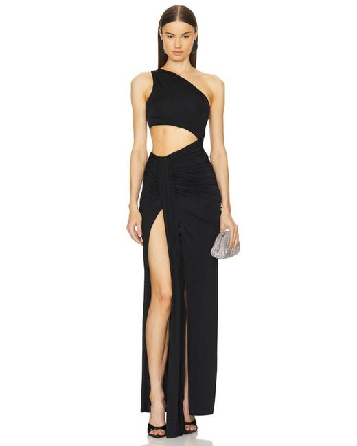 Michael Costello Black Lilith Gown