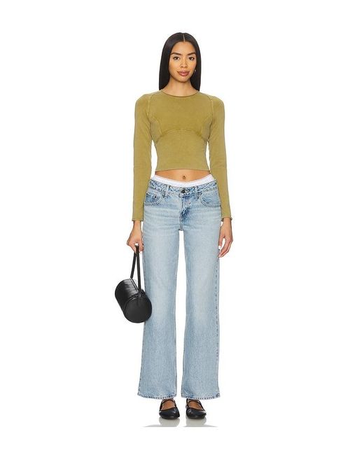 Free People Blue X We The Free Protagonist Long Sleeve