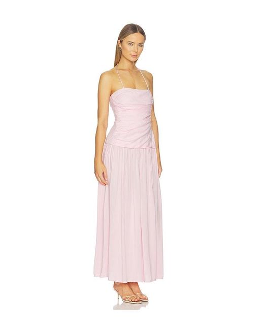 Faithfull The Brand White Notte Maxi Dress