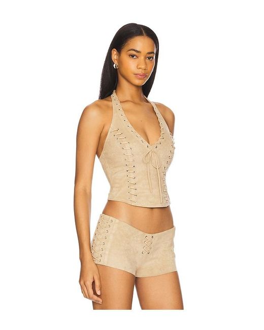 I.AM.GIA Orange Zephyr Top