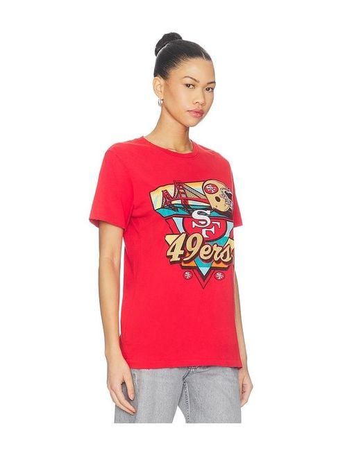 Junk Food Red 49Ers City Edition Vintage Tee