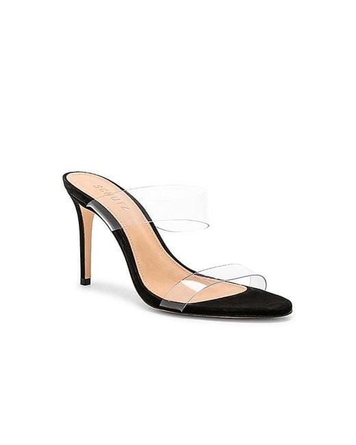 SCHUTZ SHOES Black Ariella 100mm Sandals