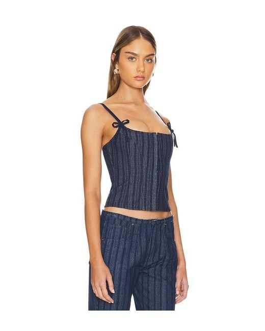 Lioness Blue Charismatic Denim Corset