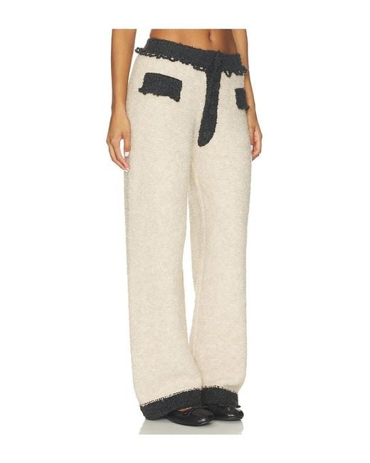 Orseund Iris White The Boucle Lounge Pant
