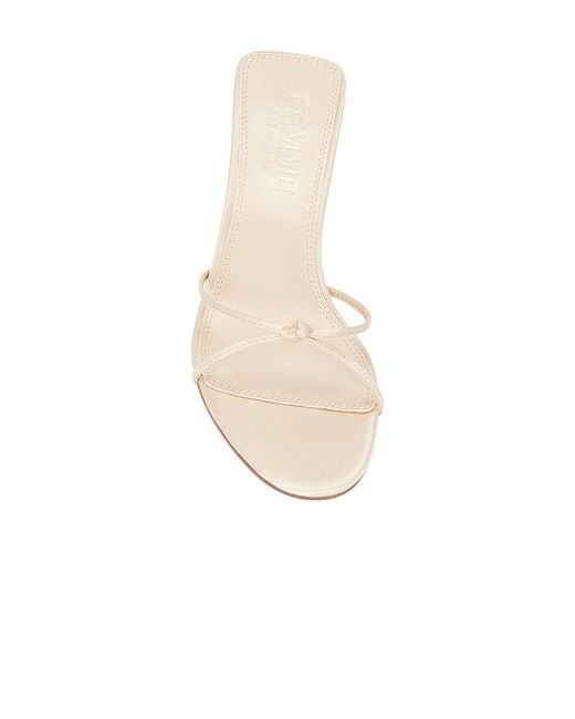 Femme LA White Maeve Slipper
