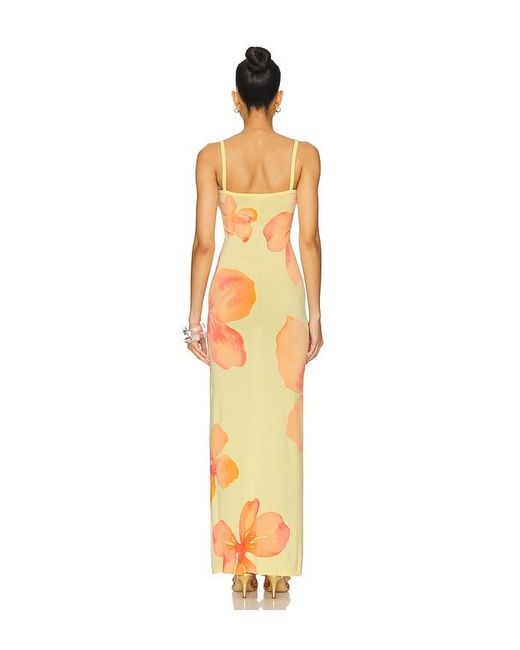 Lovers + Friends Metallic Abi Maxi Dress