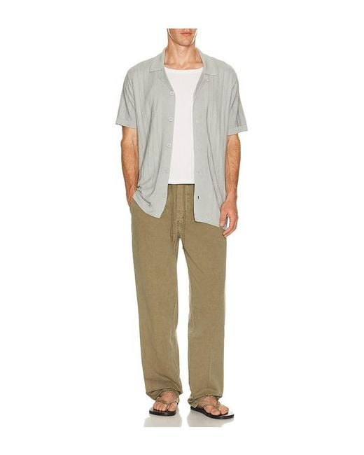 PAIGE Gray Copley Sweater Shirt for men