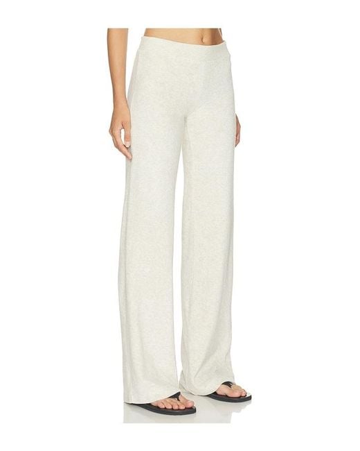 ÉTERNE White Low Rise Lounge Pant