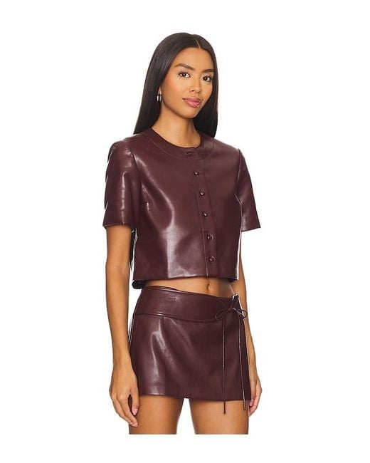 Amanda Uprichard Red Braswell Top