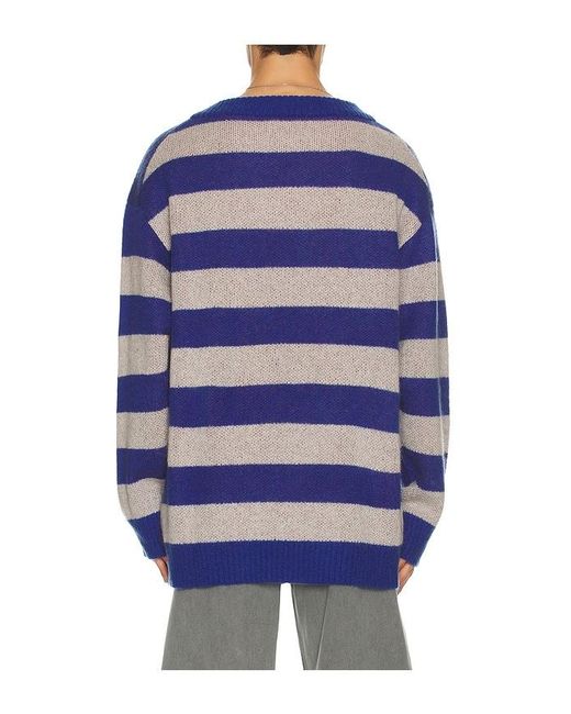 we11done Pullover & Sweatshirts Grunge in Blue für Herren