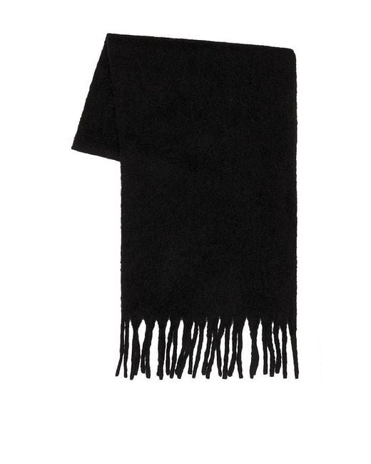 Hat Attack Black Cozy Solid Scarf