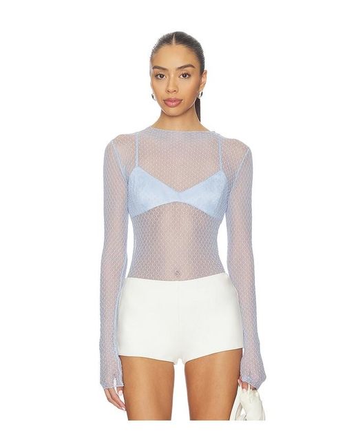 Free People White Minding My Business Top