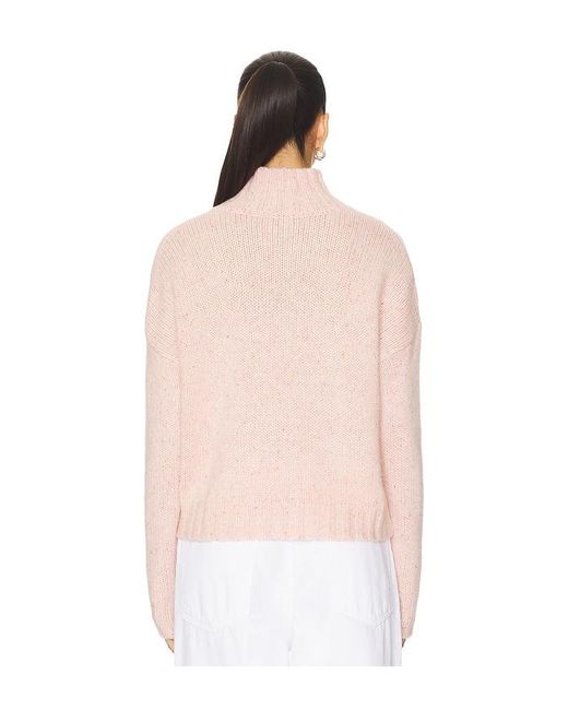 Autumn Cashmere Natural Pullover Mit Stehkragen