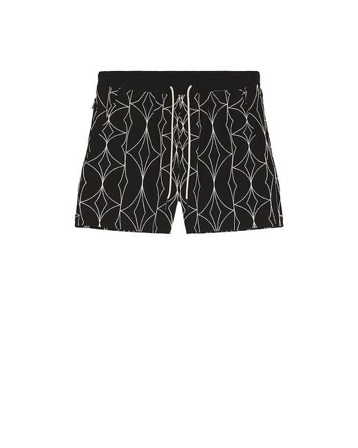 Oas Black Arko Swim Shorts for men