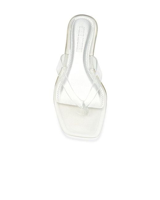 Steve Madden White Trella Sandal