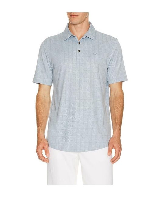 Travis Mathew Blue Cabana Polo for men