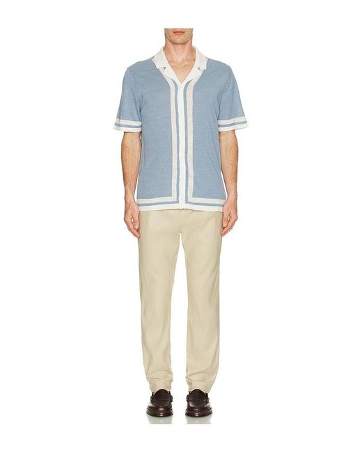 Onia Natural Stretch Linen Pull-On Pant for men