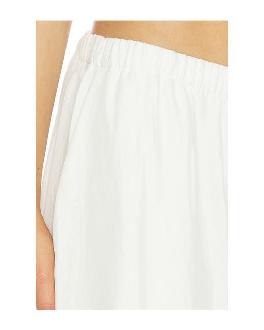 Theory White Flowy Pants