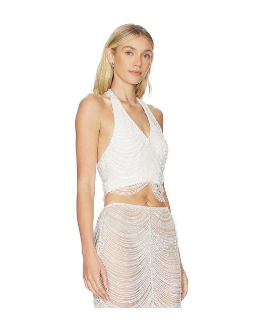 GIUSEPPE DI MORABITO Natural Beaded Top