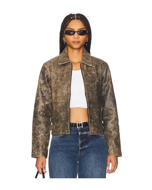 Worn Vintage Blue Harper Jacket