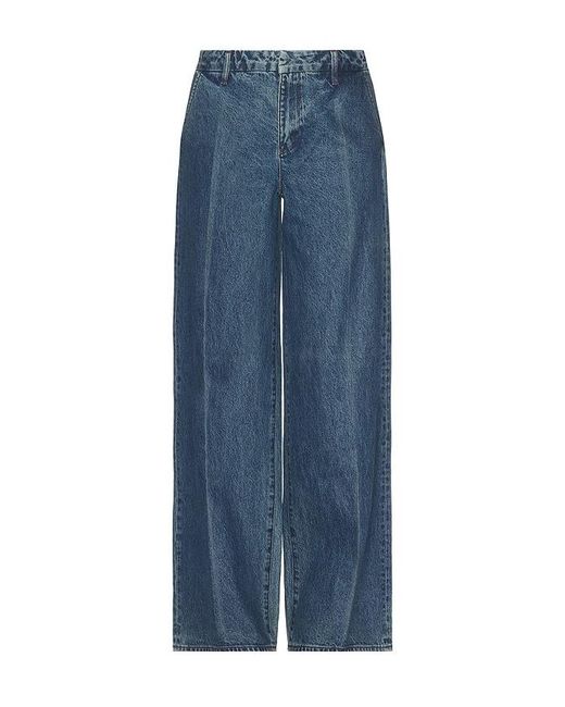 GRLFRND Blue Sutton Wide Leg Trouser Jeans