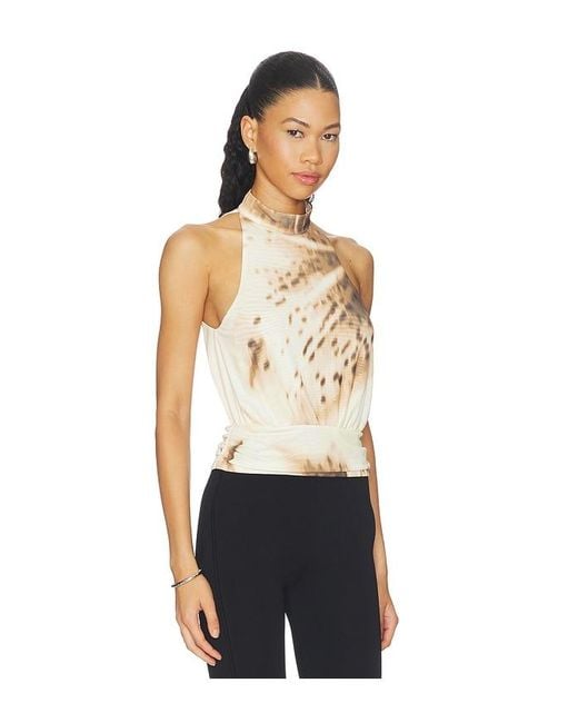 SOVERE Blue Odette Halter Top