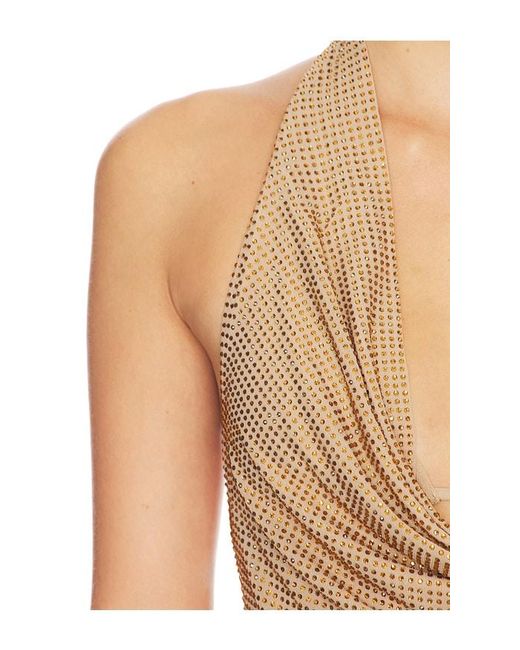 HAELO Natural Cowl Halter Top