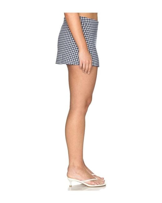 GOOD AMERICAN Blue The Keepsake Skort