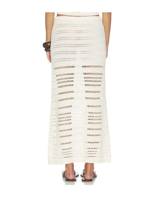 LSPACE White Tula Skirt